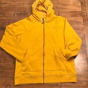 Super soft gold hoodie - longer length